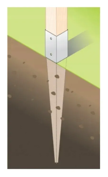 podstawa-slupa-kotwa-wbijana-90x90x750mm-wspornik-stan-nowy