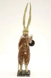figurka-figura-zajac-krolik-z-zegarem-model-i