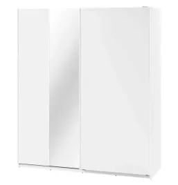 szafa-przesuwna-z-lustrem-200x235-cm-dwudrzwiowa-z-oswietleniem-biala-mx-04