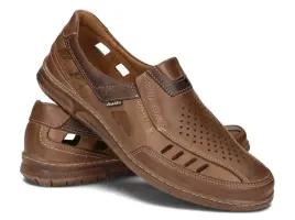 sandaly-meskie-buty-mokasyny-oddychajace-skorzane-casual-92-brazowe-43