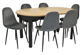 zestaw-stol-okragly-krzesla-kubelkowe-szary-welur