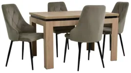 stol-z-krzeslami-rozkladany-80x120-160-4-krzesla-ik-09-szare-welurowe
