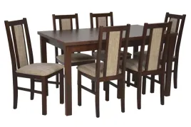 komplet-6x-krzeslo-drewno-stol-laminat-orzech
