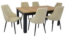 stol-z-krzeslami-6x-krzeslo-ik-09-bezowe-welurowe-stol-c-14-90x160-200-cm