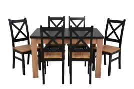zestaw-stol80x120-160-6-krzesla-krzyzak-dab-craft