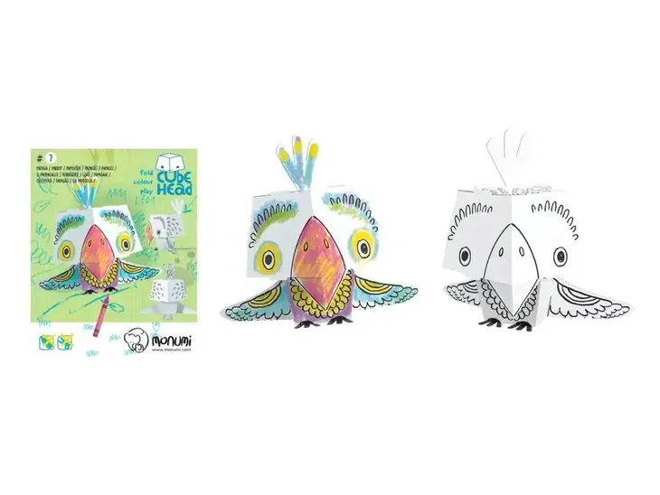 cube-head-papuga-zloz-i-pokoloruj-kod-producenta-mch-000107