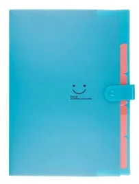 teczka-plastikowa-a4-z-5-przegrodkami-niebieska