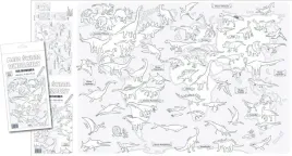 mapa-swiata-dinozaury-kolorowanka-xl
