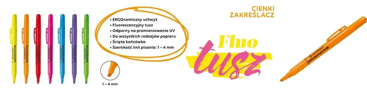 cienki-zakreslacz-highlighter-niebieski-kolor-niebieski