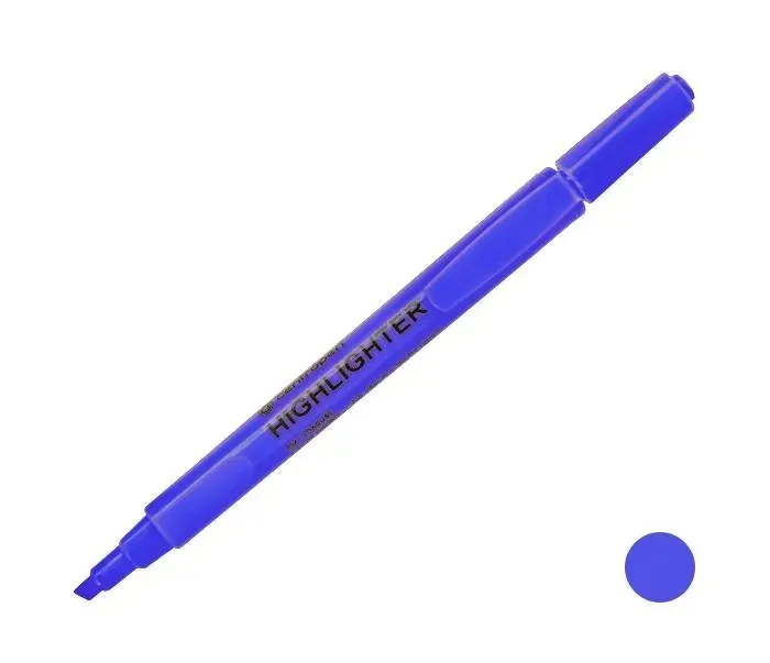 cienki-zakreslacz-highlighter-niebieski-stan-nowy-waga-z-opakowaniem-0-025-kg