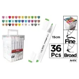markery-dwustronne-chromax-36-kolorow-stan-nowy