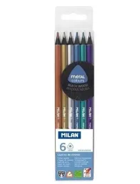 kredki-trojkatne-metalizowane-6-kolorow-milan