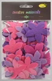 kwiatki-z-filcu-tonacja-rozowo-fioletowa-60szt