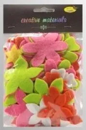 kwiatki-z-filcu-kolory-wiesenne-60szt