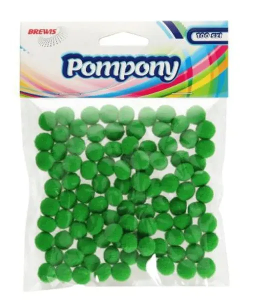 pompony-zielone-10mm-100szt-kolor-odcienie-zieleni