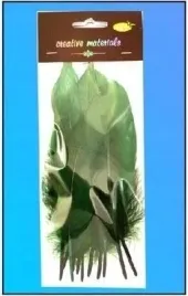 piorka-twarde-ciemnozielone-10szt