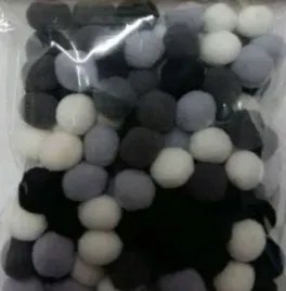 pompony-szare-10mm-100szt