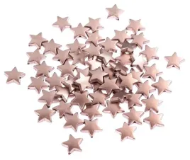 koraliki-gwiazdki-15cm-rozowe-zloto-60szt