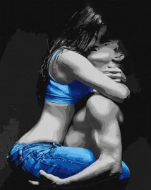 malowanie-po-numerach-namietny-uscisk-40x50cm