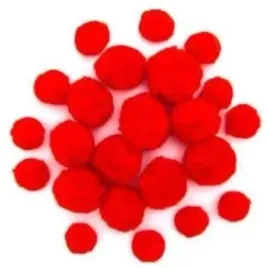 pompony-puszyste-czerwone-24szt