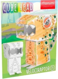 cube-head-dino-welociraptor-zloz-i-pokoloruj