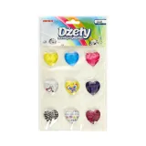 dzety-samoprzylepne-serca-9szt-stan-nowy