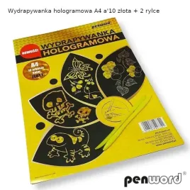 wydrapywanka-hologramowa-a4-zlota