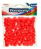 pompony-czerwone-10mm-100szt