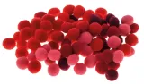 pompony-czerwone-10mm-100szt-stan-nowy
