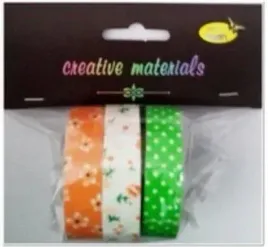 tasmy-materialowe-kwiaty-3szt