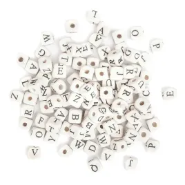 koraliki-drewniane-litery-100szt