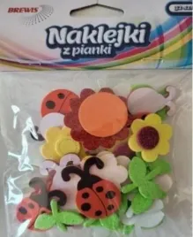 naklejki-z-pianki-kwiatki-i-biedronki-32szt