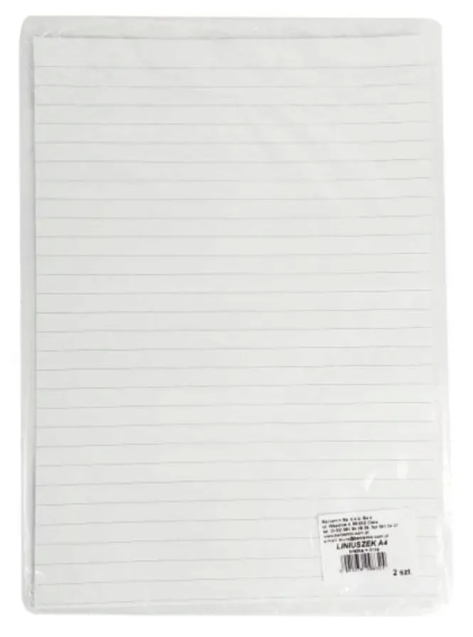 liniuszek-a4-kratka-linia-2szt
