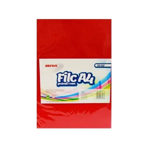 filc-a4-czerwony-1mm-10szt-grubosc-1-mm