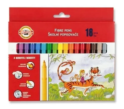 flamastry-18-kolorow-marka-koh-i-noor