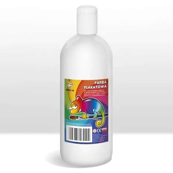 farba-plakatowa-biala-500ml-marka-sweet-colours