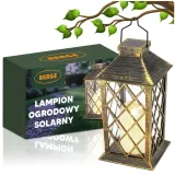 latarenka-ogrodowa-led-solarna-lampion-latarnia-znicz-brazowa-2v-35ma-stan-nowy
