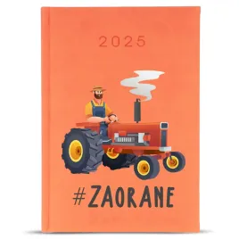 kalendarz-a5-pomarancz-ksiazkowy-prezent-dla-rolnika-farmera-zaorane-wzory