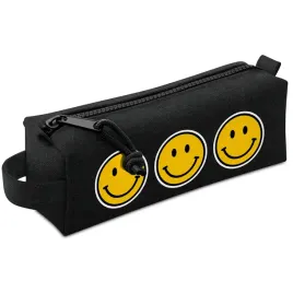 piornik-szkolny-czarny-smile-face-tuba-saszetka-do-szkoly-zabawne-wzory