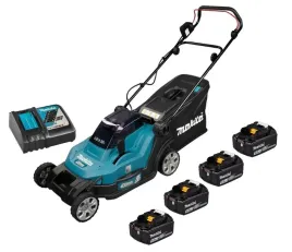 makita-aku-kosiarka-lxt-2x18v-36v-43cm-50l-4x5ah-bl1850-dc18rc-dlm432z