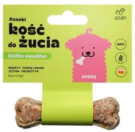 azanki-puppy-mini-kosc-z-insektami-siemieniem-jezyna-i-probiotykiem-10cm