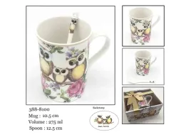 kubek-porcelanowy-z-lyzeczka-bialy-kwiaty-sowki-270ml