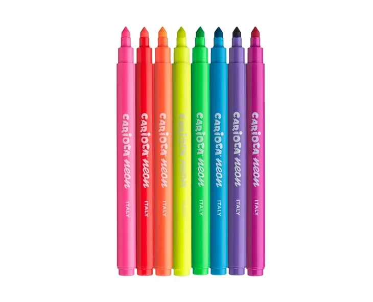 pisaki-neon-8-kolorow-carioca-marka-carioca
