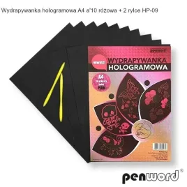 wydrapywanka-hologramowa-a4-rozowa
