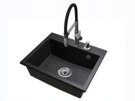 kuchenny-zlewozmywak-granitowy-exclusive-55-syfon-chrom-bateria-dozownik