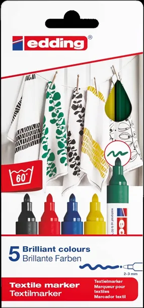 markery-do-tkanin-5-kolorow-edding-kod-producenta-edding4500-5s