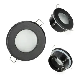 Zdjęcie produktu Oprawa Hermetyczna Oczko Halogen do Podbitki Mat Czarna IP44