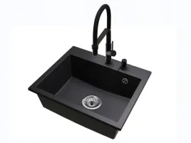 kuchenny-zlewozmywak-granitowy-exclusive-55-syfon-chrom-bateria-dozownik