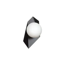 lampa-scienna-kinkiet-sydney-czarny-1-punkt-swiatla-e14-klosz-okragly-bialy