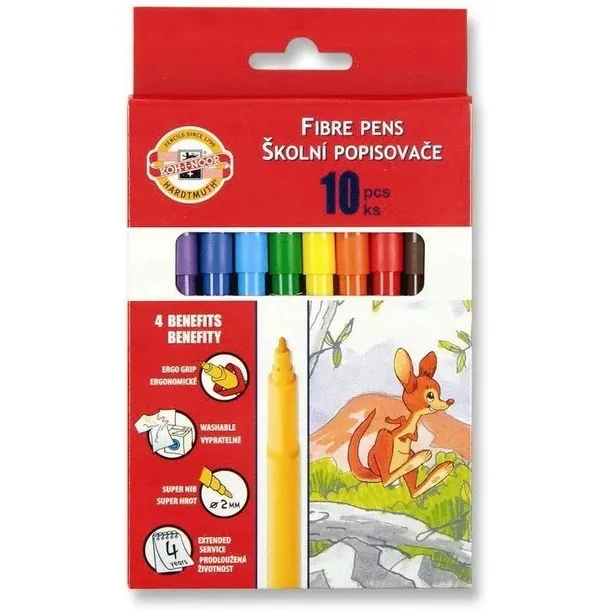 flamastry-10-kolorow-marka-koh-i-noor